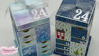 Adventskalender Turm | Schneeflockentraum und Adventsstädtchen von Stampin' Up! | Stempelitis
