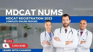 How to Apply Online MDCAT NUMS Registration 2023-2024