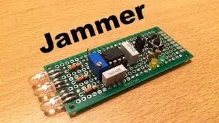IR Jammer for TV prank with NE555