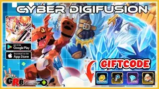 Cyber DigiFusion Gameplay Android - All 5 Giftcode (Digimon RPG)