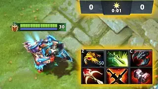 30 уровень и ФУЛЛ слоты на НУЛЕВОЙ | Dota 2  