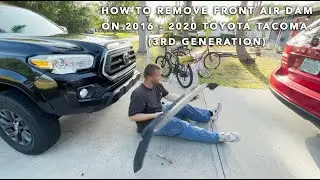 How To Remove Front Air Dam Toyota Tacoma. (3rd Generation)