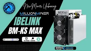 iBeLink BM-KS Max (10.5 TH/s) Kaspa (KAS) ASIC Miner Unboxing & Test