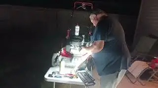 fixing a lawn mower part 2