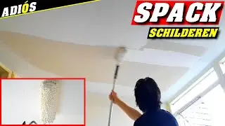 5 TIPS what DIYERS need to know to paint a POPCORN CEILING WITHOUT STRIPES!