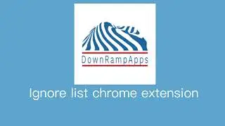 ignore list + todo list - javascript - Google chrome extension - Part 1