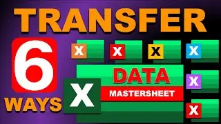 Transfer Data from Master Sheet To Various Sheets | Consolidation | How to Consolidate Data in Excel