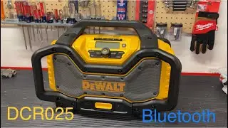 DeWalt Radio Charger with Bluetooth and audio outlets DCR025