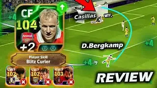 Bergkamp Blitz Curler Review🤩: BETTER THAN HOENES/SON/SALAH🤔review efootball ||efootball 2025
