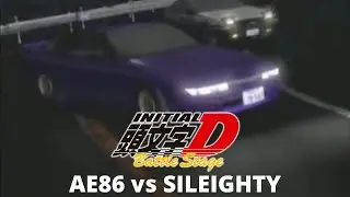 Initial D Battle Stage AE86 vs SILEIGHTY 