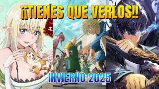 🔥🔥TIENES QUE VER ESTO!!! ANIMES INVIERNO 2025❄️❄️