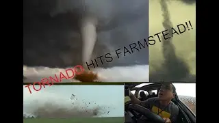 DESTRUCTIVE Tornado rips apart farmstead in Texas
