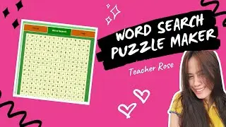 Word Search Puzzle Maker