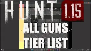 Hunt: Showdown ALL GUNS Tier List - Update 1.15