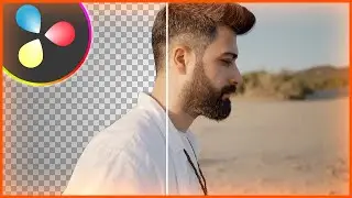 Entferne den Hintergrund eines Videos in Davinci Resolve Fusion - PRO VERSION