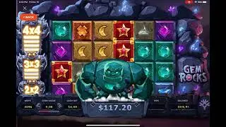 Gem rocks. Biggest multiplier win ever uploaded on YouTube.