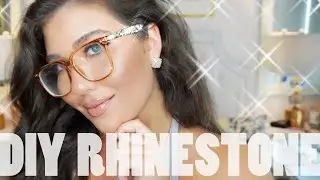 DIY RHINESTONE EYEGLASSES || Super Simple!