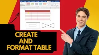 How to Create and Format Table in Microsoft Word | Table in MS Word
