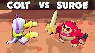 🍌 COLT 1vs1 SURGE 🍌 Brawl Stars