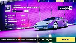 Asphalt Unite | Lamborghini Countach 25th Anniversary | Car | 3 Star | Upgrade Walkthrough 2024