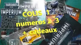 WARHAMMER IMPERIUM Hachette Colis n°1 Présentation , Découverte necrons et spacemarines 40K 40 000