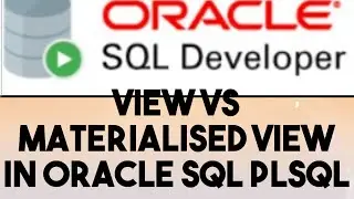 Difference between view and materialized view in oracle sql plsql interview question and answer.