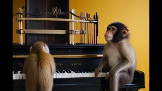 #piyano / 11-Ağaçtaki İki Maymun🐒Two Monkeys at the Tree🐒Sibel Sarıcan Gündüz