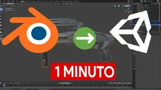 Exportar modelo de Blender a Unity en 1 minuto.