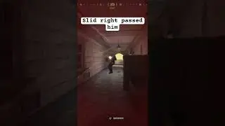 Was able to slide right passed him in #callofduty #cod #mw3 #warzone #gaming #videogame #shorts