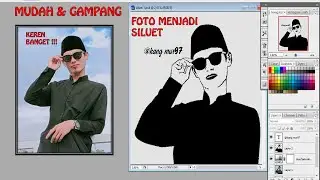 CARA MEMBUAT SILUET ART FOTO MENJADI KEREN DI PHOTOSHOP