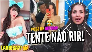 LARISSA NO MULTIVERSO JULIANA BONDE?  - OS MELHORES TIK TOK DE COMÉDIA TENTE NÃO RIR (JOVENS REAGEM)