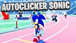 I USED AN AUTO CLICKER AS SONIC IN ROBLOX TRACK AND FIELD INFINITE
