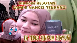 DIKASIH KEJUTAN ISTRI KAGET SAMPE NANGIS TERUS SENYUM SENYUM SENDIRI