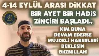 4-14 Eylül Arası Dikkat! Kim bu ayet ve salavatı okursa çok büyük müjdelere ulaşır! Sübhanallah