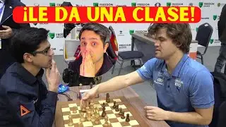 Reacción: Carlsen le da una LECCION GRATIS de FINALES a Giri