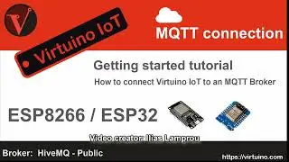 Virtuino IoT - ESP8266 / ESP32 - MQTT gettting started tutorial