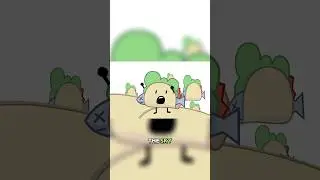 RAINING TACOS..but BFDI!! #bfdi #bfb #shorts #objectshows #objectshowcommunity #tpot