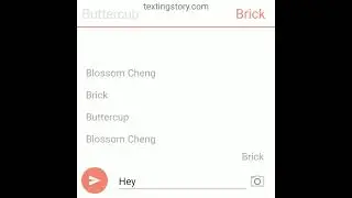 Texting story blossom cheng x brick blosick love story about blossom and brick love lofe