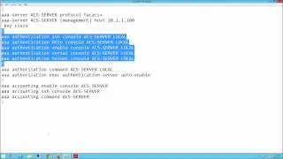 Cisco ASA AAA Configuration with ACS - Authentication and Authorization