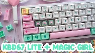 KBD67 Lite DIY Keyboard Kit + DSA Magic Girl