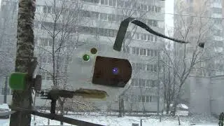 Под окном 2021 нояб 12 Московский снегопад