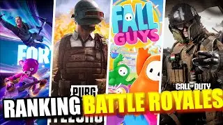 Ranking The BEST BATTLE ROYALE Games