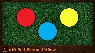 #10 Red, Blue & Yellow Color Psychology | Adobe Illustrator For Beginners Tutorial [FREE]