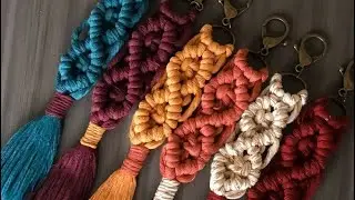 Makrome Anahtarlık Yapımı - 2 ( DETAYLI ANLATIM ) diy macrame keychain | #kendinyap #makrome
