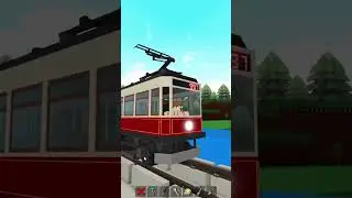 Roblox Build a Boat For Treasure Tram Train  #shortsvideo  #shorts #showcase  #roblox #train #tram