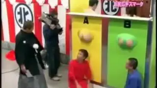 Crazy Japanese TV Show   Ass Roulette!!