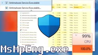 The 'Antimalware Service Executable'