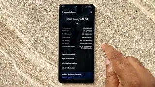 How to check UAE TRA ID in Samsung Galaxy A42 5G