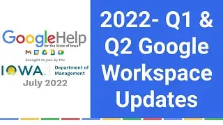2022- Q1 & Q2 Google Workspace Updates