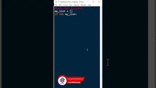 How to check if a list is empty in Python 